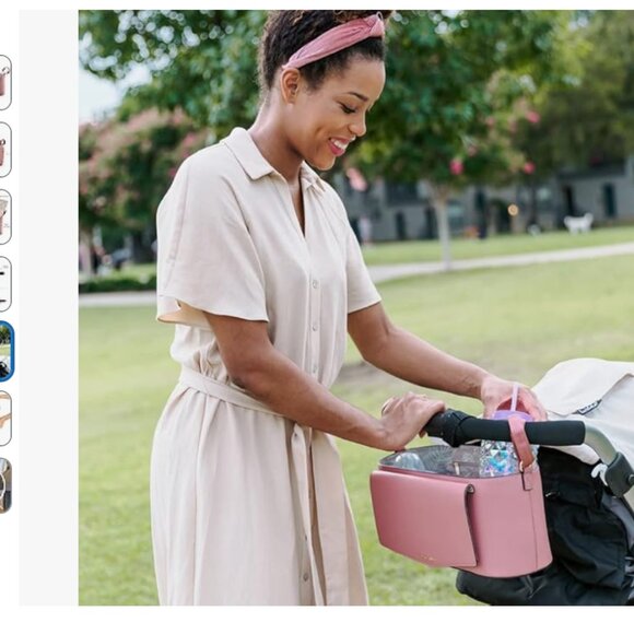 TWELVElittle Stroller Diaper Bag Mauve - Picture 5 of 5